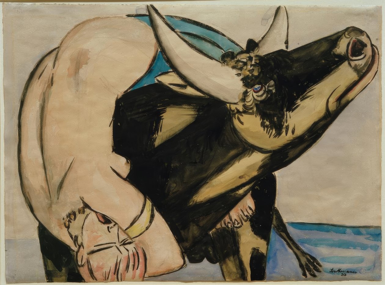 Røveriet af Europa af Max Beckmann