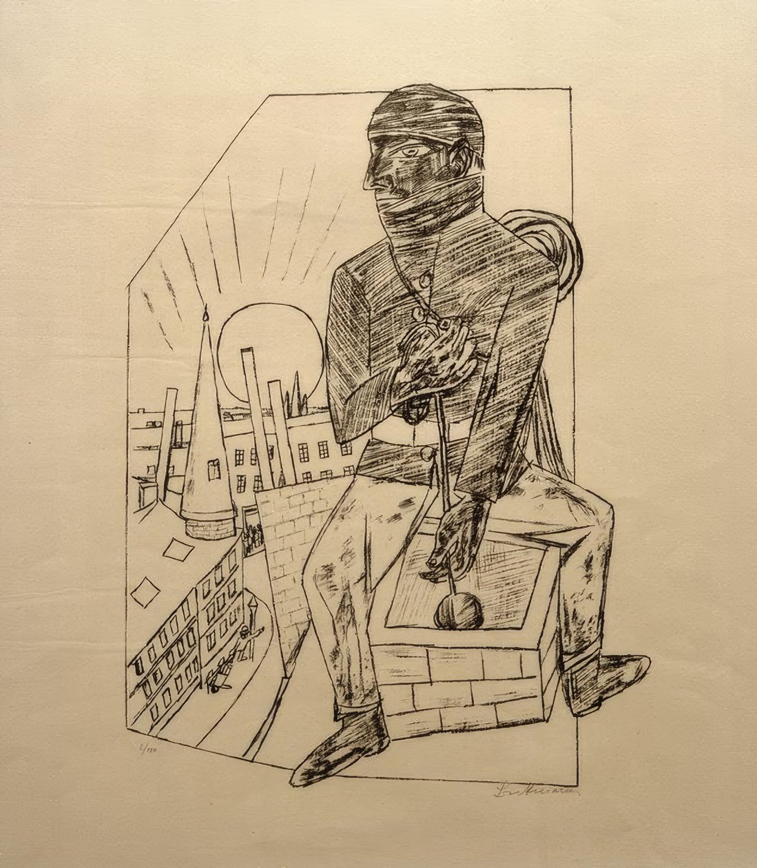 Skorstensfejeren af Max Beckmann