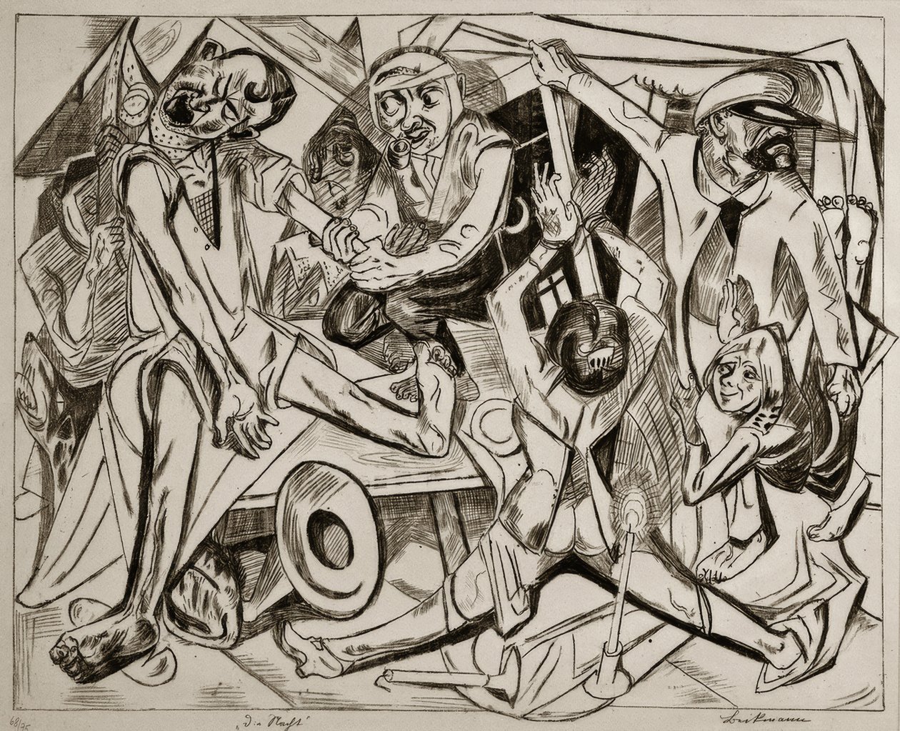 Natten af Max Beckmann