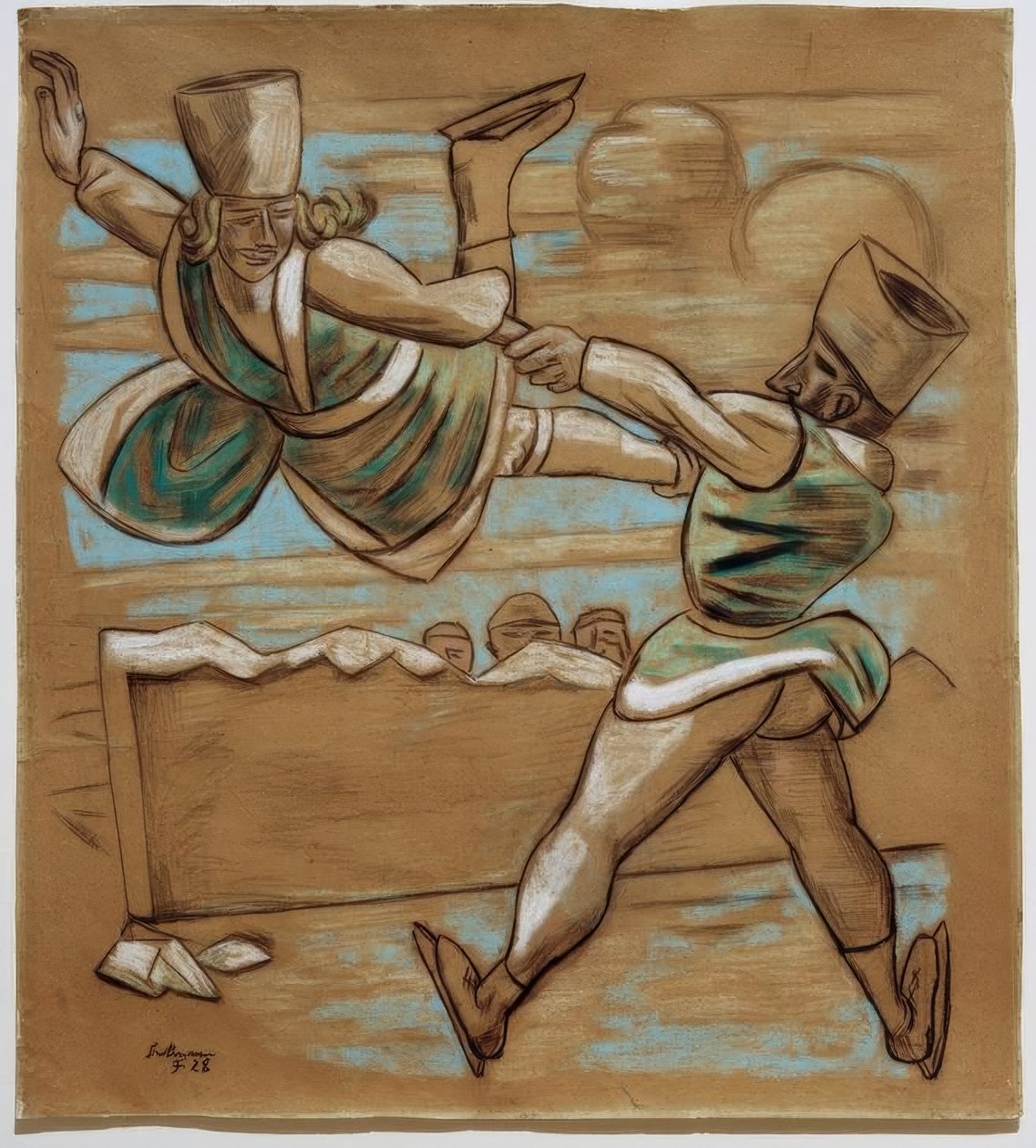 Kunstskøjteløber I. af Max Beckmann