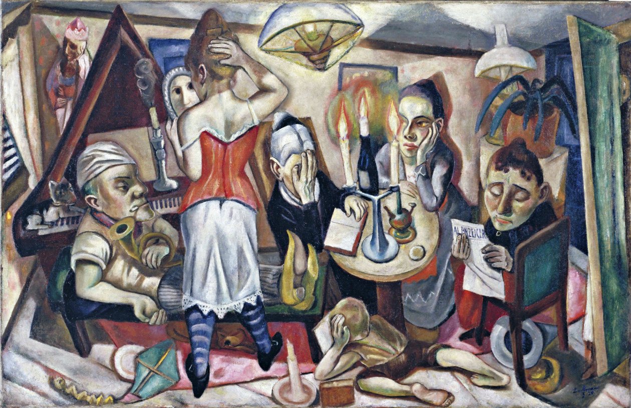 Familieportræt af Max Beckmann