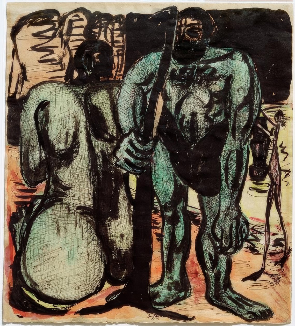 Kæmper af Max Beckmann
