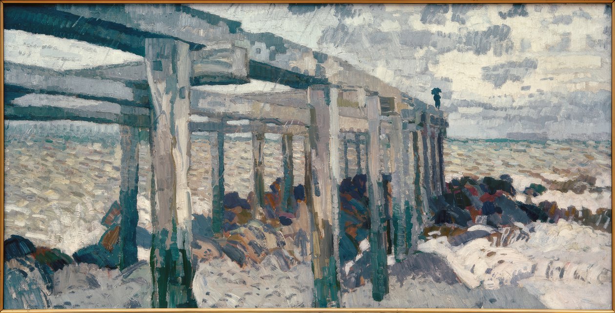 Stor scene af Max Beckmann