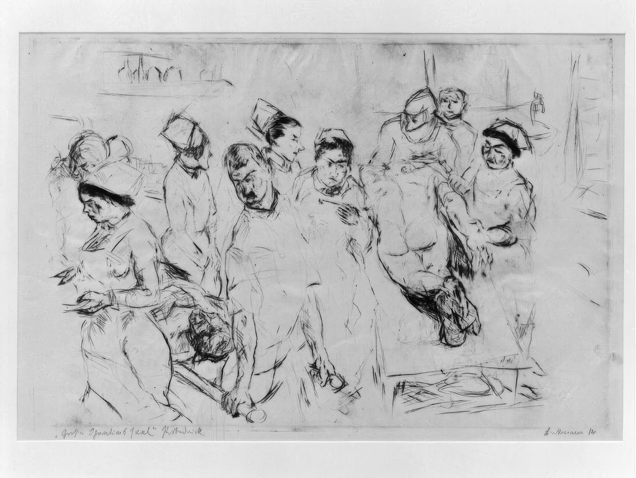 Stor operation af Max Beckmann