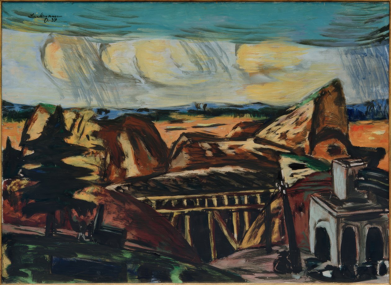 Stort stenbrud i Oberbayern af Max Beckmann
