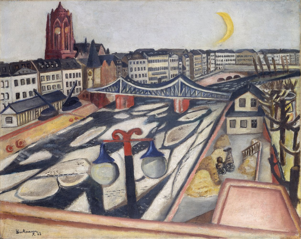 Is på floden af Max Beckmann