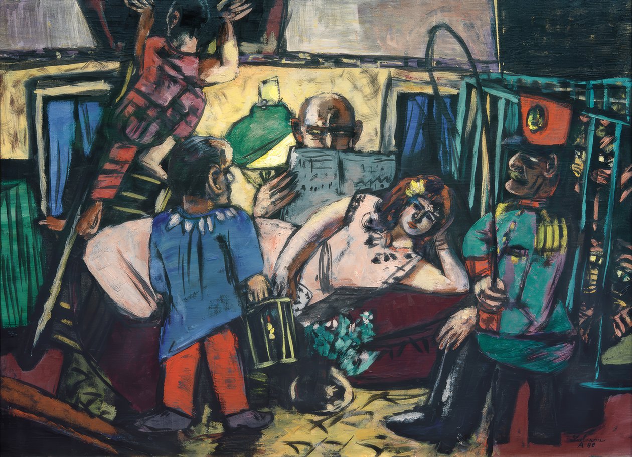 Jeg er Artistenwagen af Max Beckmann