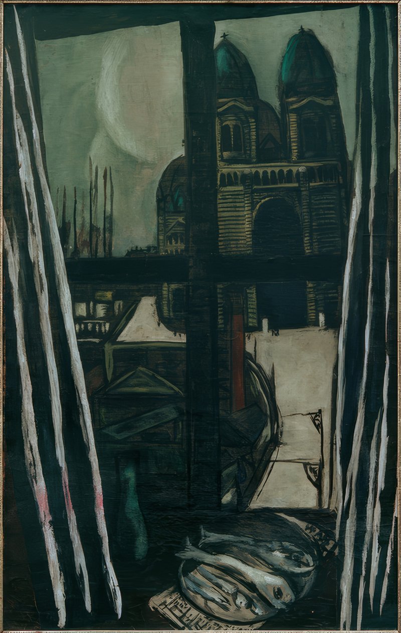 Kirke i Marseille af Max Beckmann