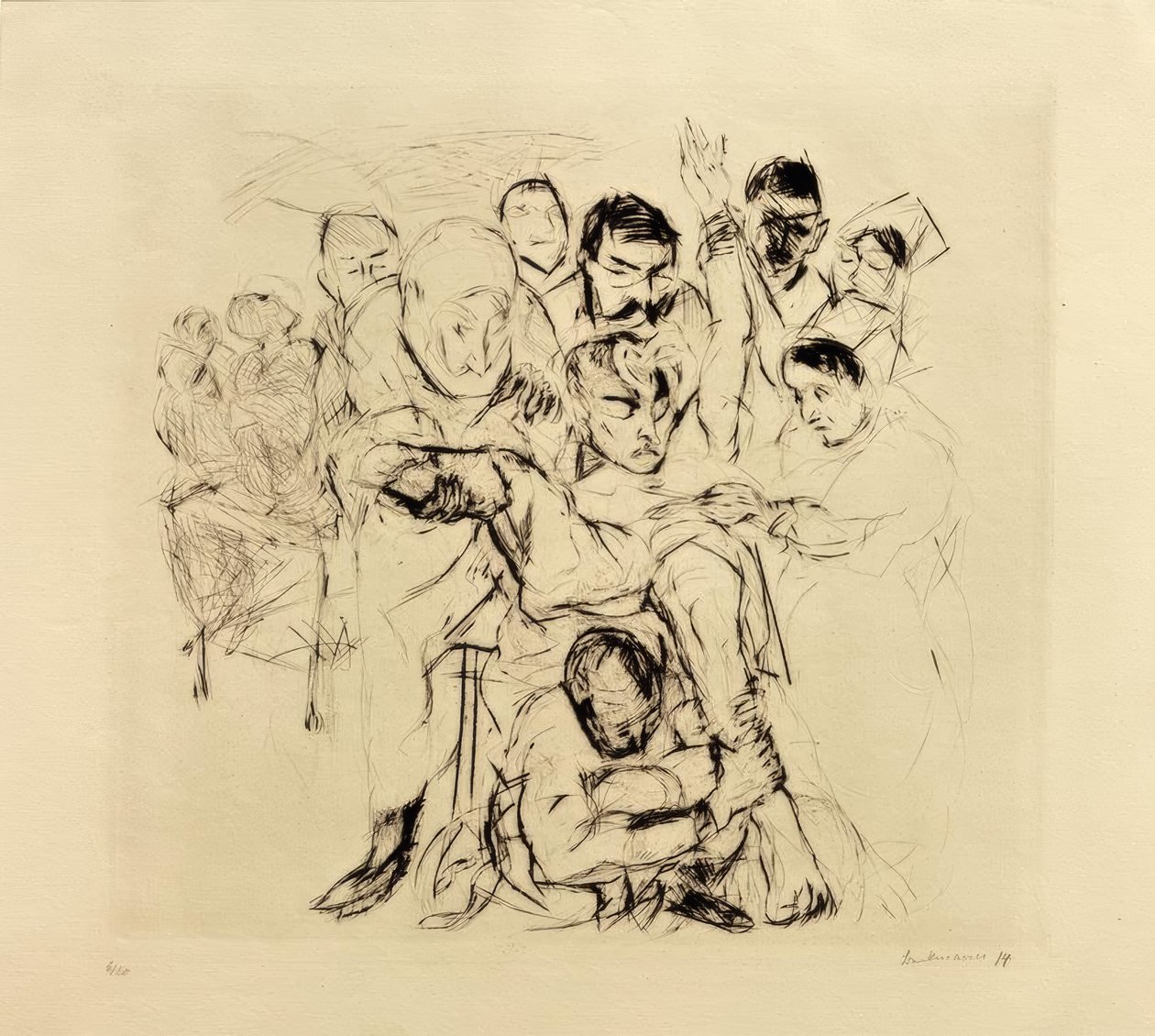 Lille operation af Max Beckmann