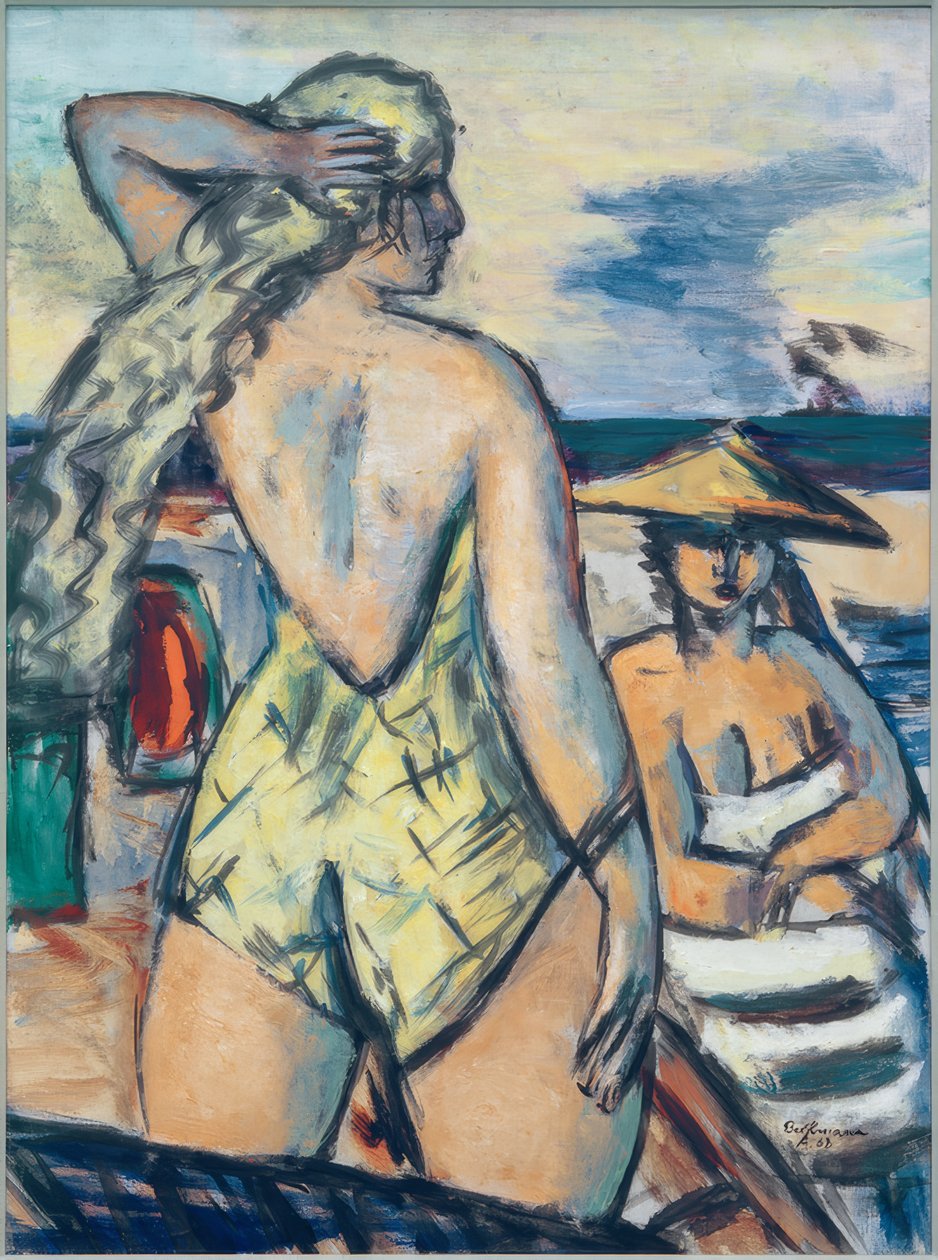 Pige ved havet af Max Beckmann