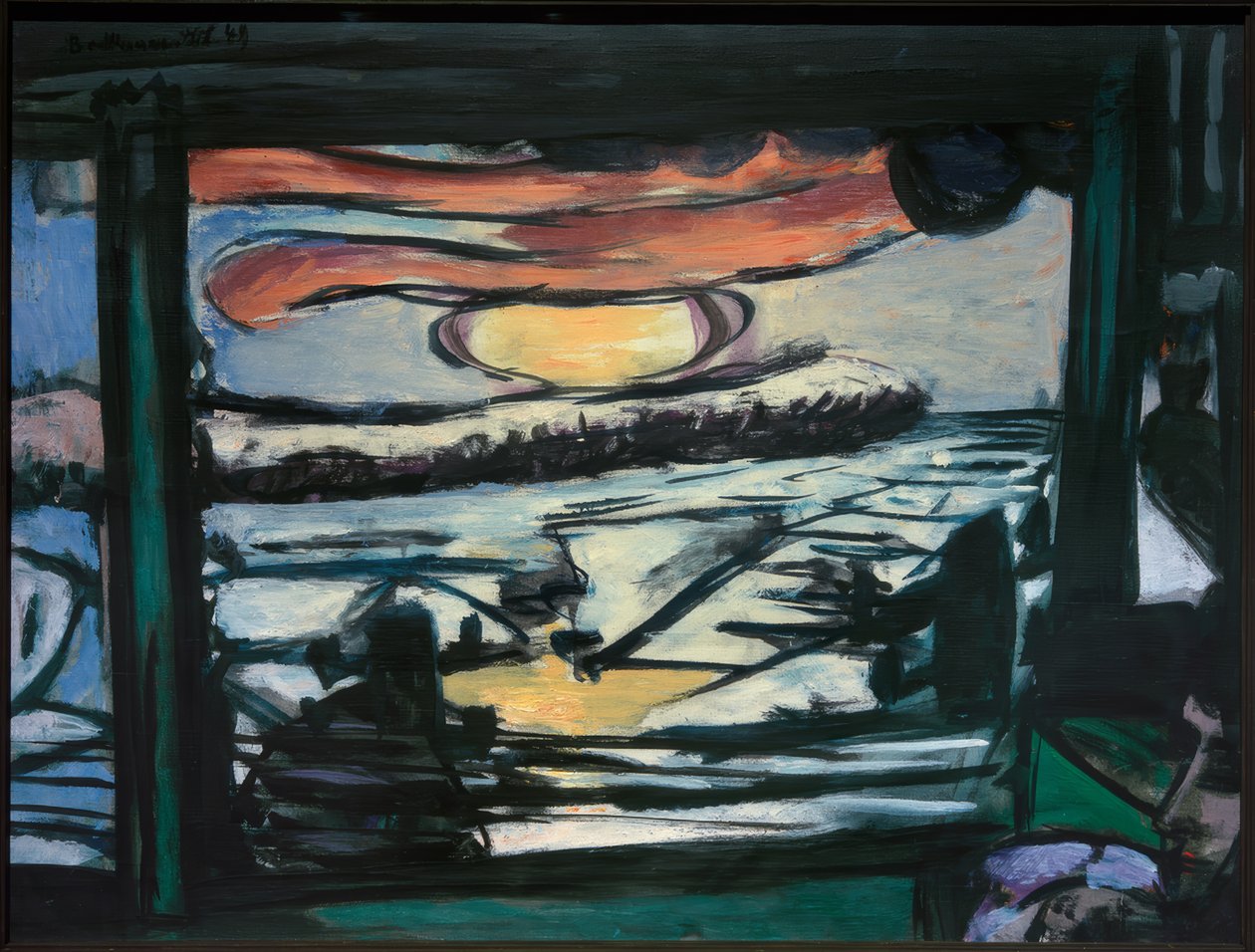 I morgen på Mississippi af Max Beckmann