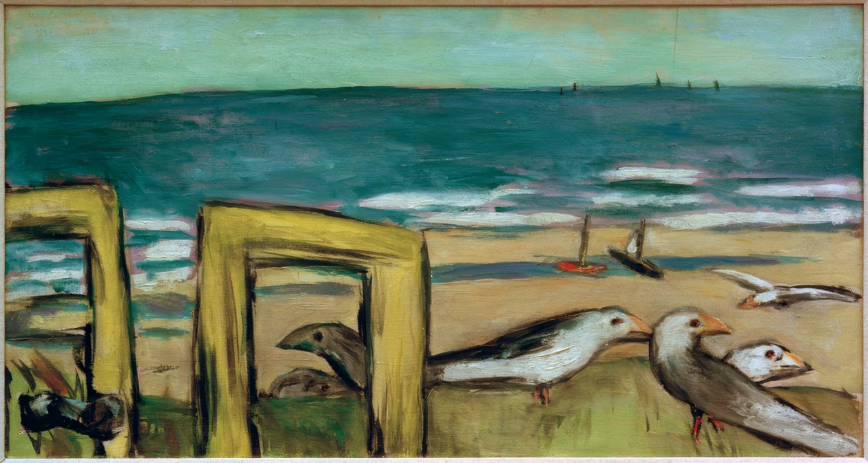 Måger, solrigt af Max Beckmann