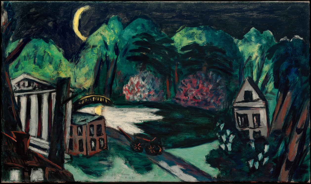 Natpark. Baden-Baden af Max Beckmann