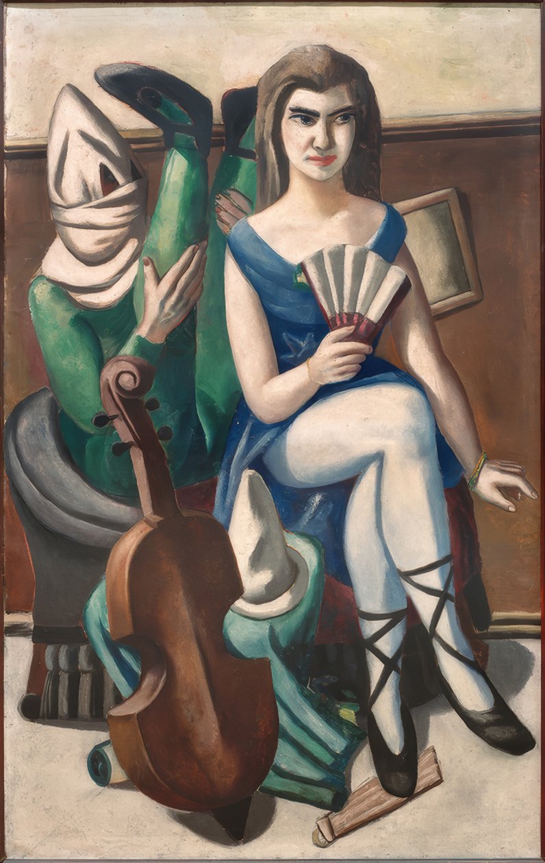 Pierrette og Klovn af Max Beckmann