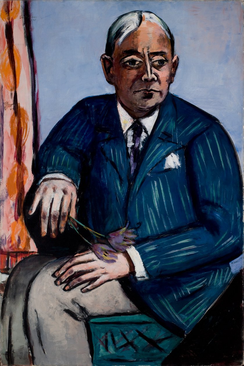 Portræt af Ludwig Berger af Max Beckmann