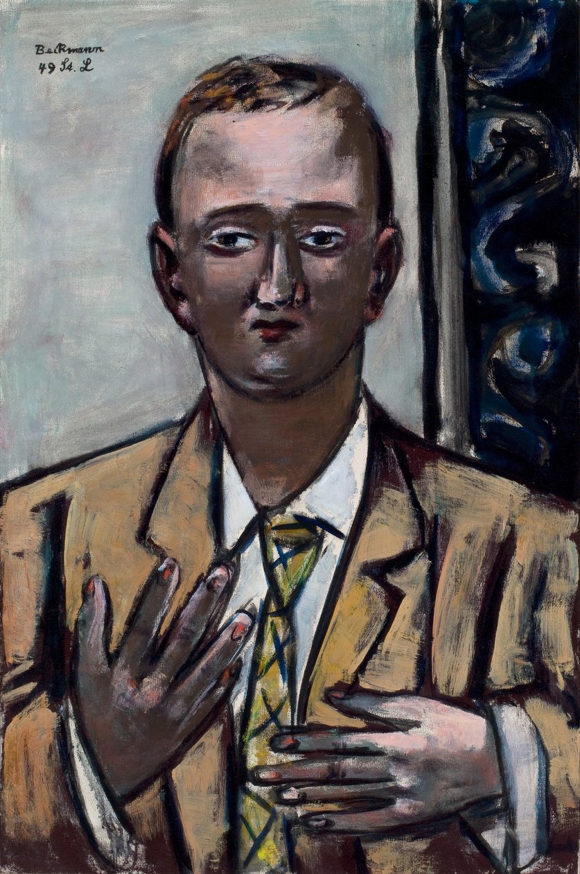 Portræt af Morton D. May af Max Beckmann
