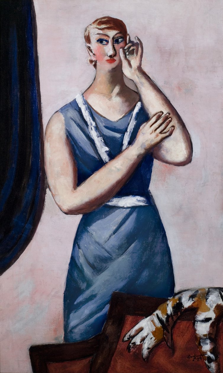 Portræt af Valentine Tessier af Max Beckmann