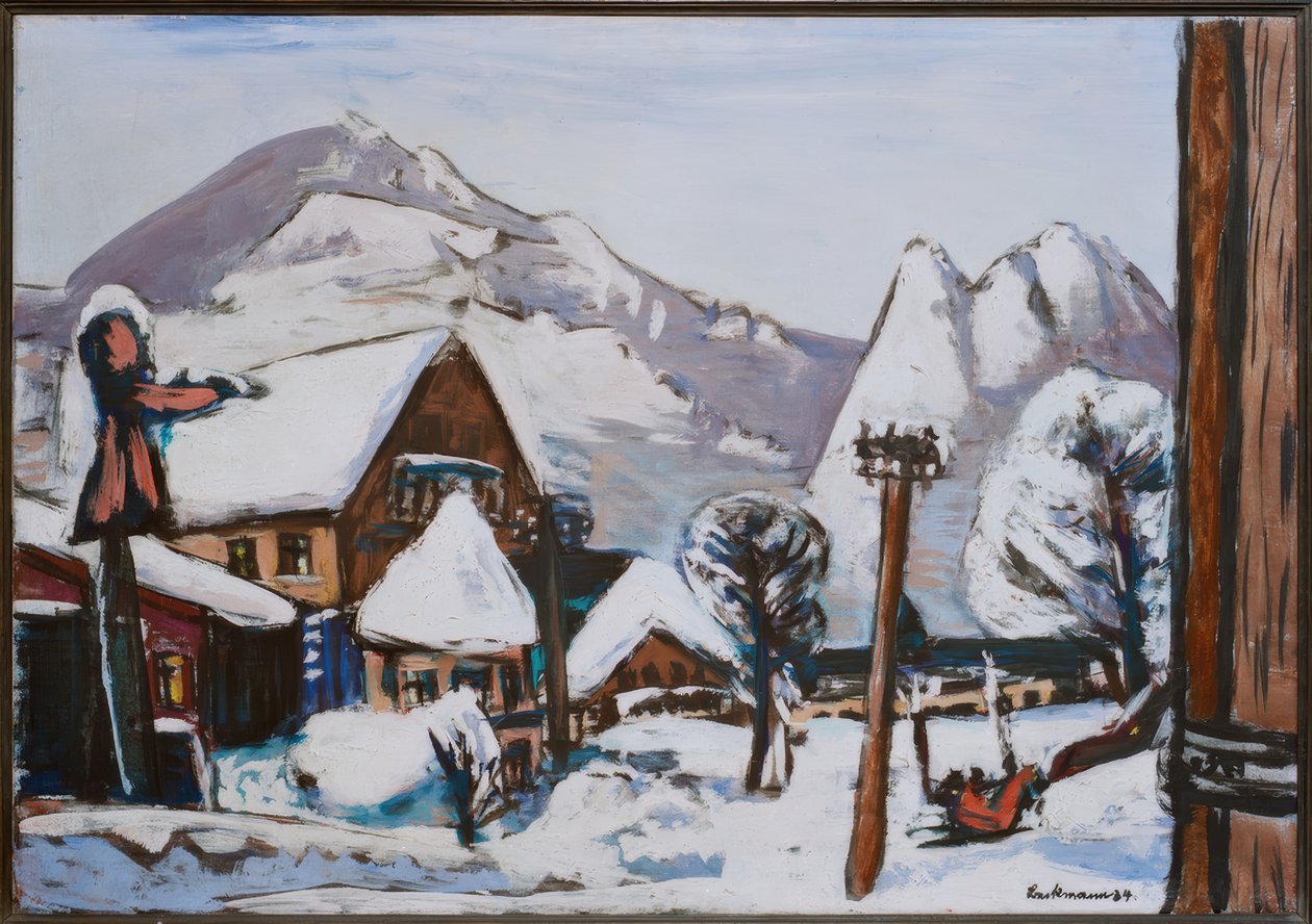 Garmisch snelandskab af Max Beckmann