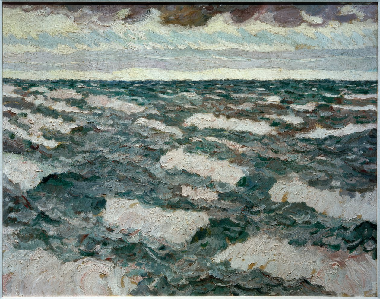 Sø om aftenen af Max Beckmann