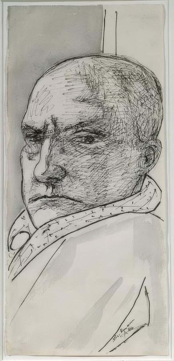 Selvportræt af Max Beckmann