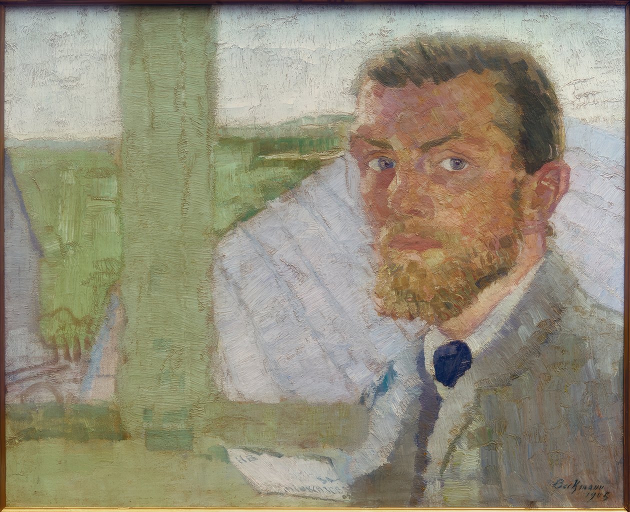 Selvportræt af Max Beckmann