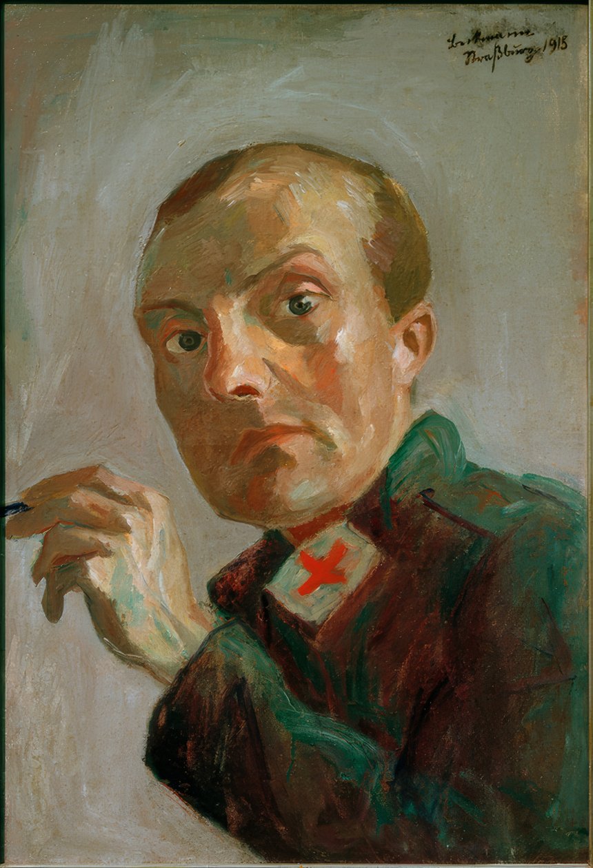 Selvportræt som sygeplejerske af Max Beckmann