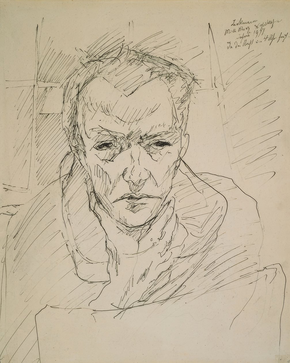 Selvportræt af Max Beckmann