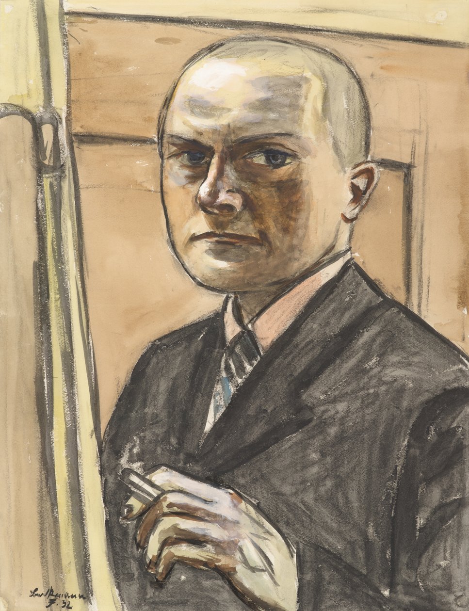 Selvportræt af Max Beckmann