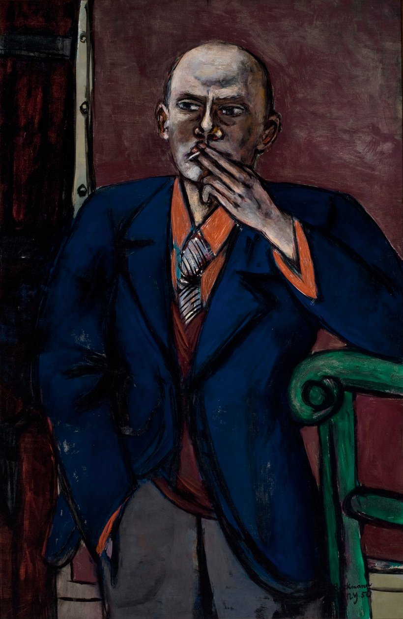 Selvportræt 1950 af Max Beckmann