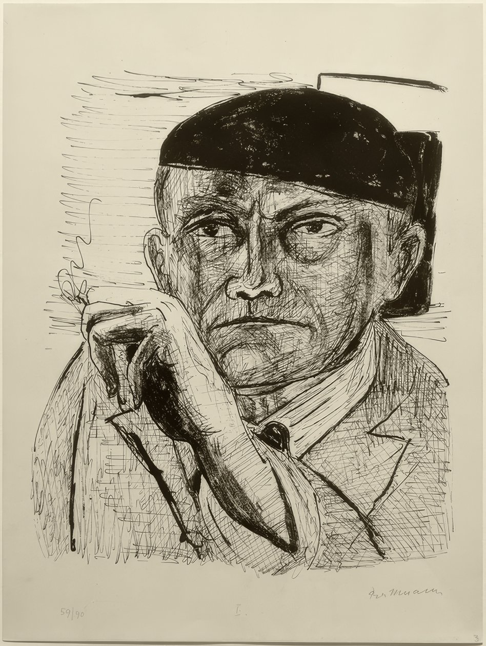 Selvportræt af Max Beckmann