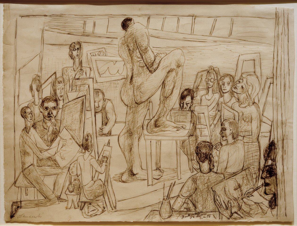 Studerende af Max Beckmann