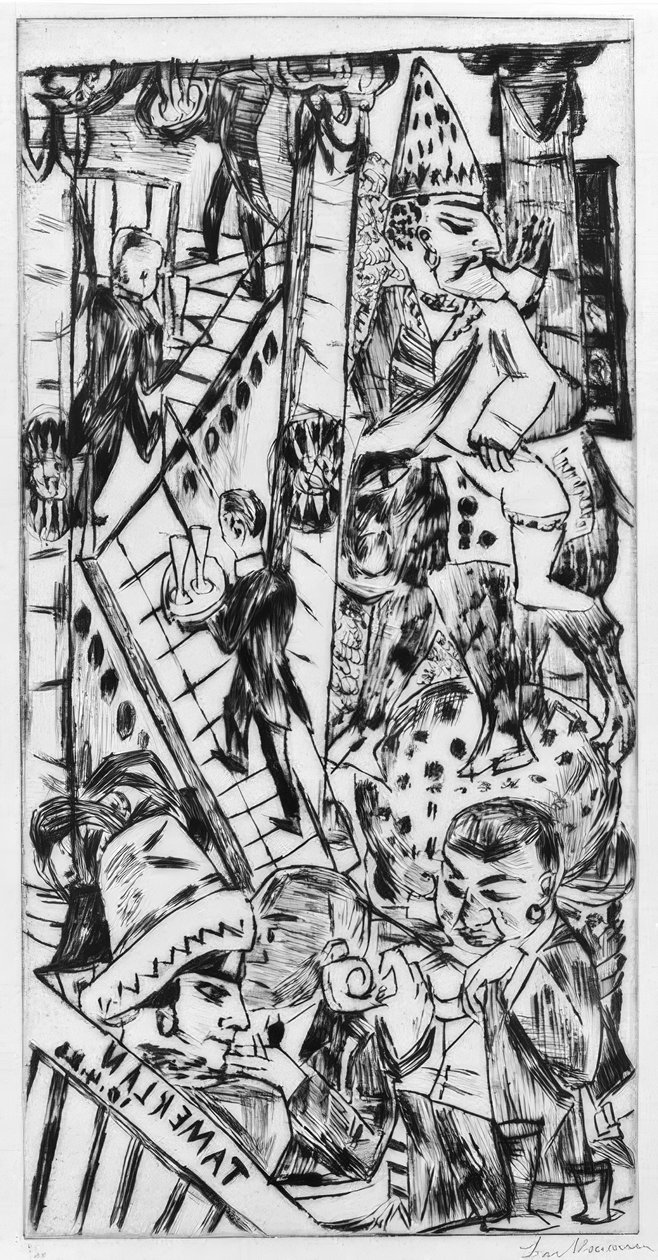 Tamerlane af Max Beckmann