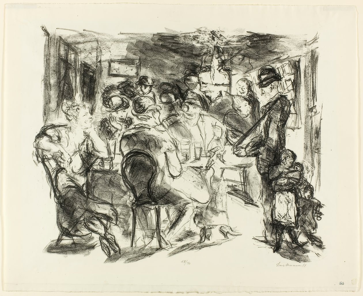 Værtshus af Max Beckmann