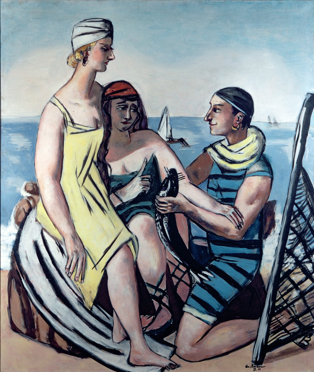 Den lille fisk af Max Beckmann