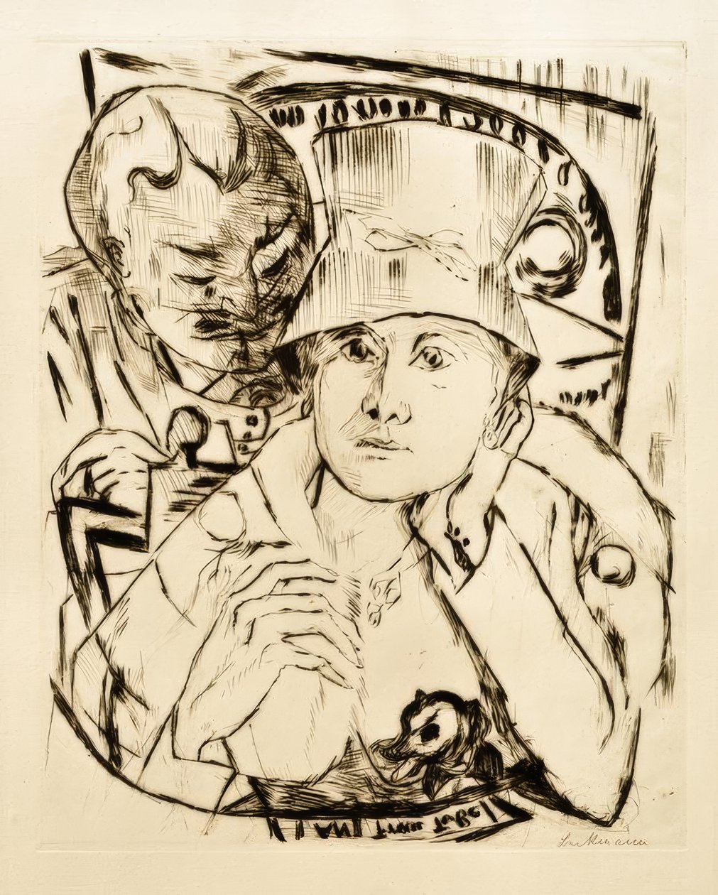 Teater lodge af Max Beckmann