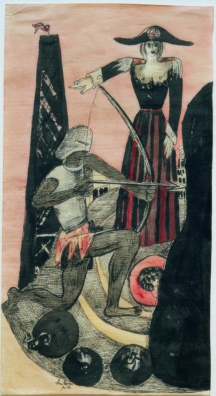 Venus og Mars af Max Beckmann