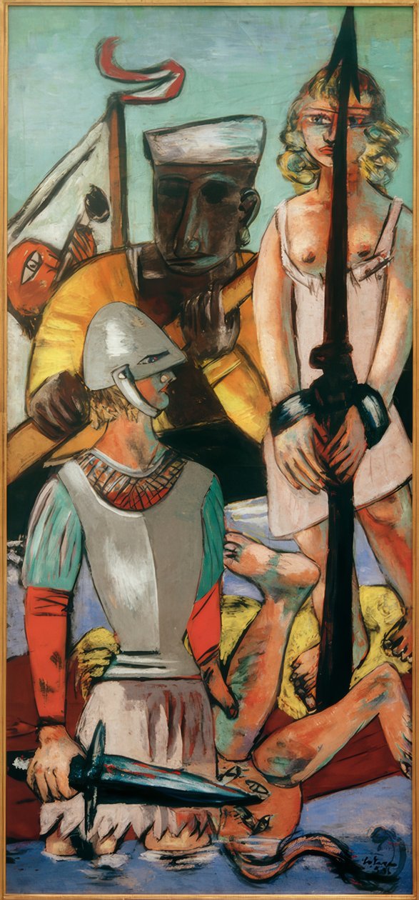 Temptation (Temptation of Saint Anthony) af Max Beckmann