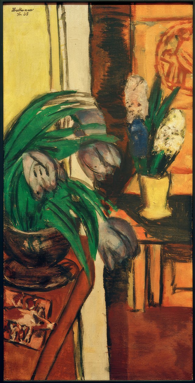 Lilla tulipaner af Max Beckmann