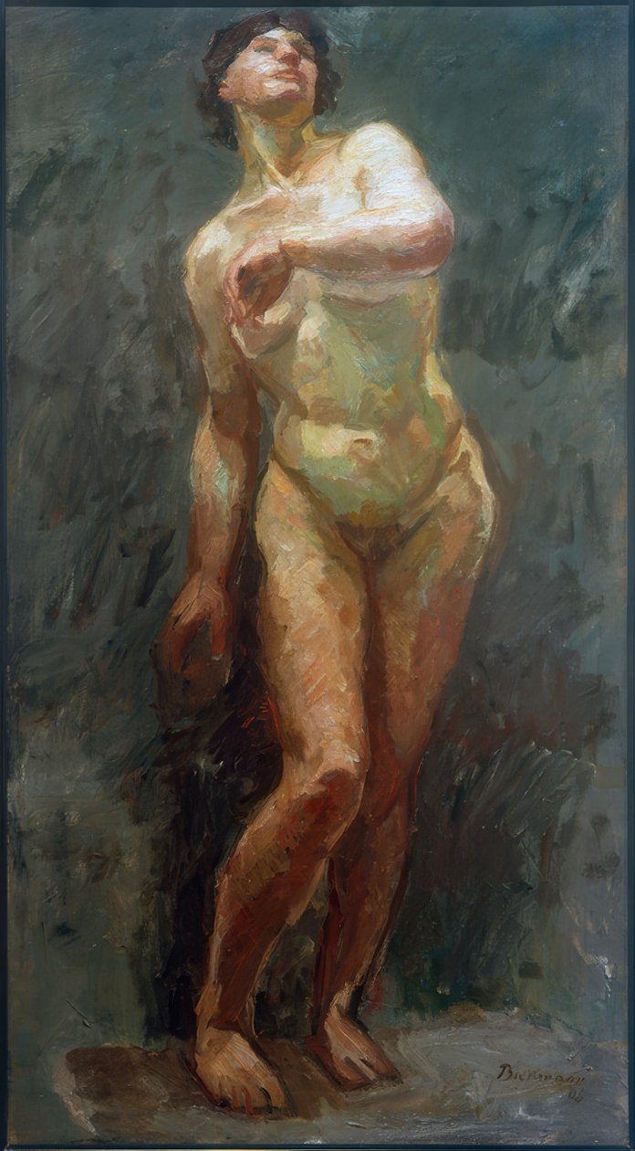 Kvinde nøgen af Max Beckmann