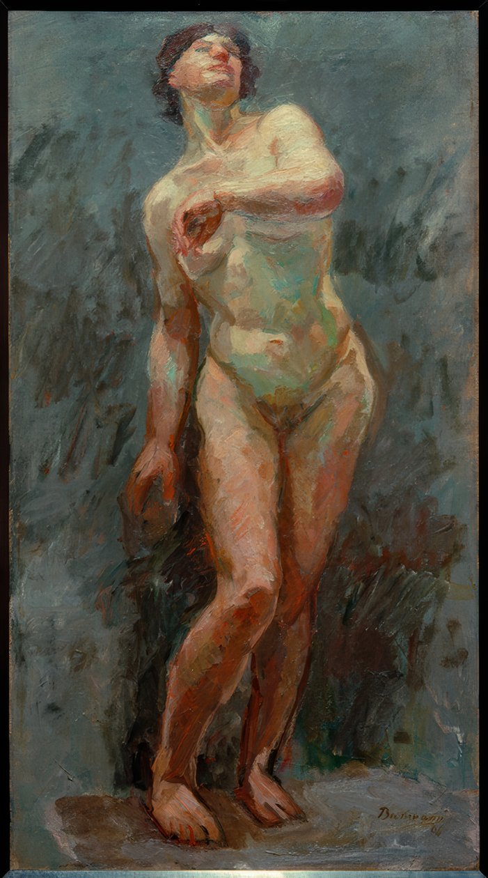 Kvinde nøgen af Max Beckmann