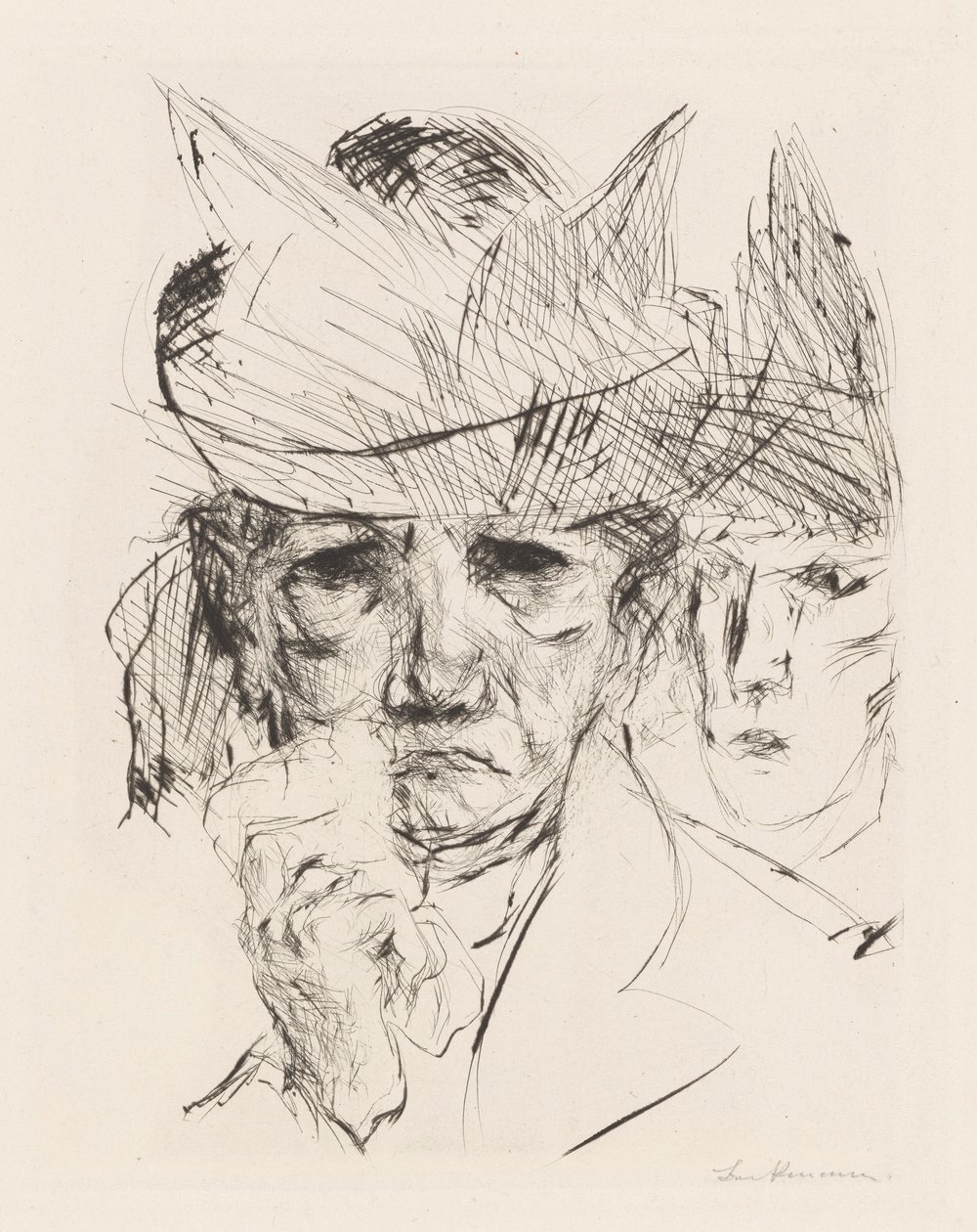 Grædende Kvinde af Max Beckmann