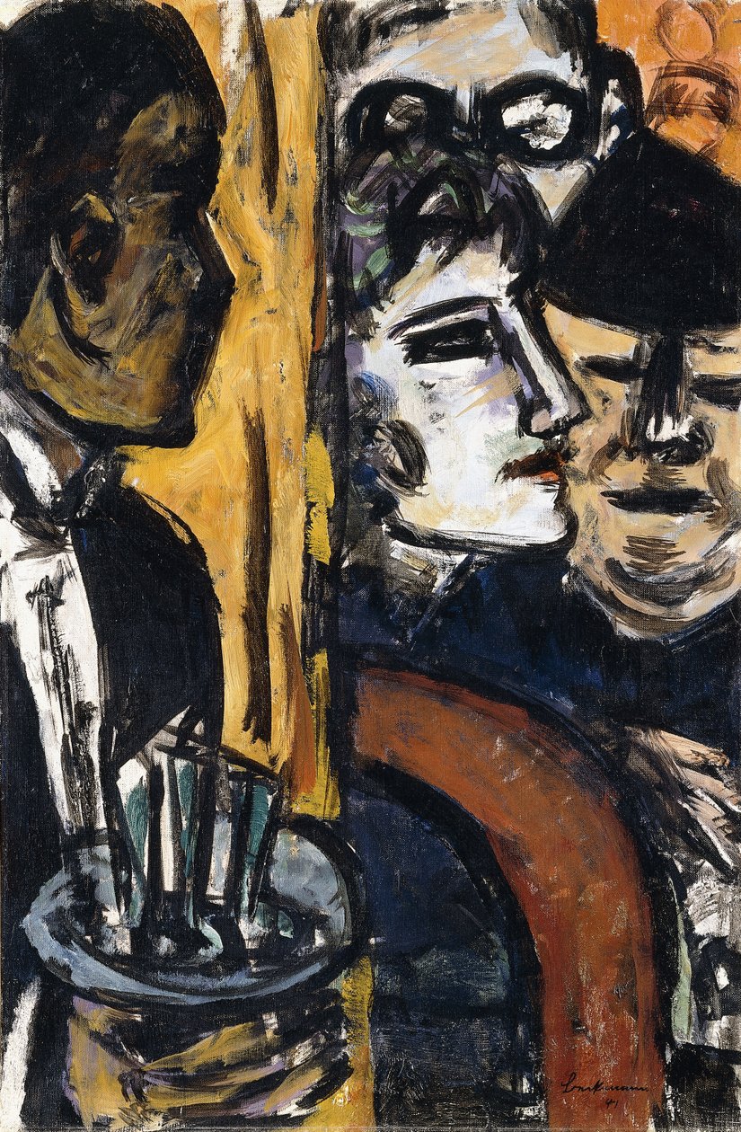 Gul cafe af Max Beckmann