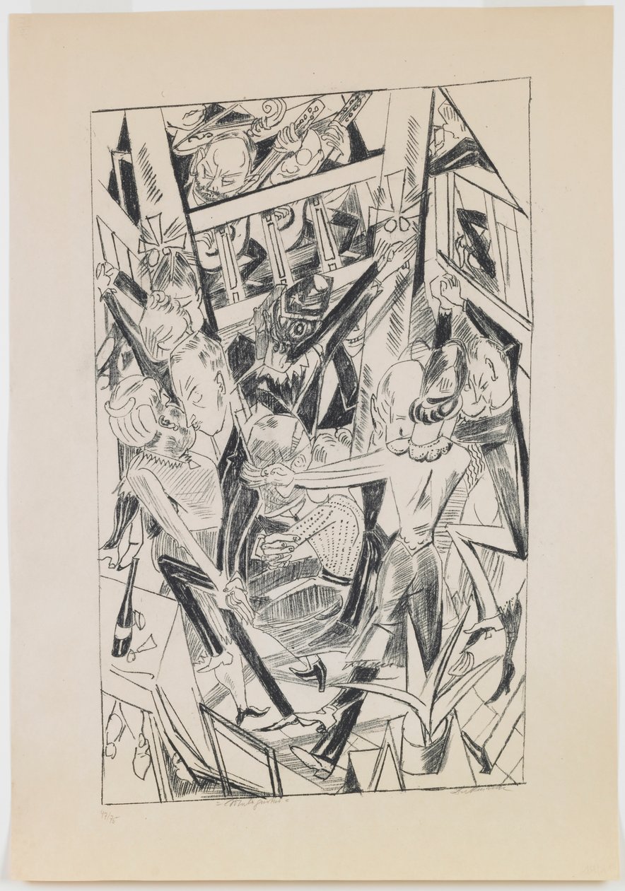 plade 8: Malepartus af Max Beckmann