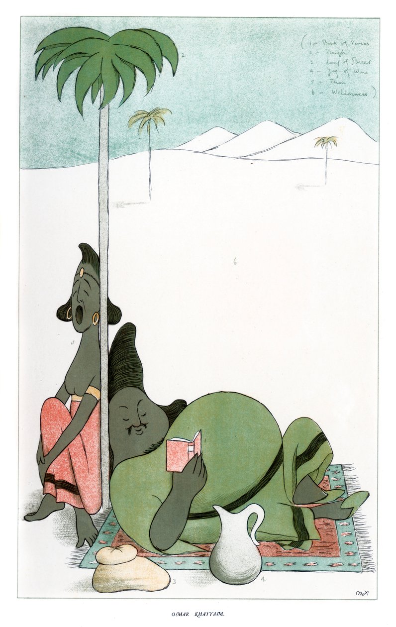 Omar Khayyam, 1904. af Henry Maximilian Beerbohm