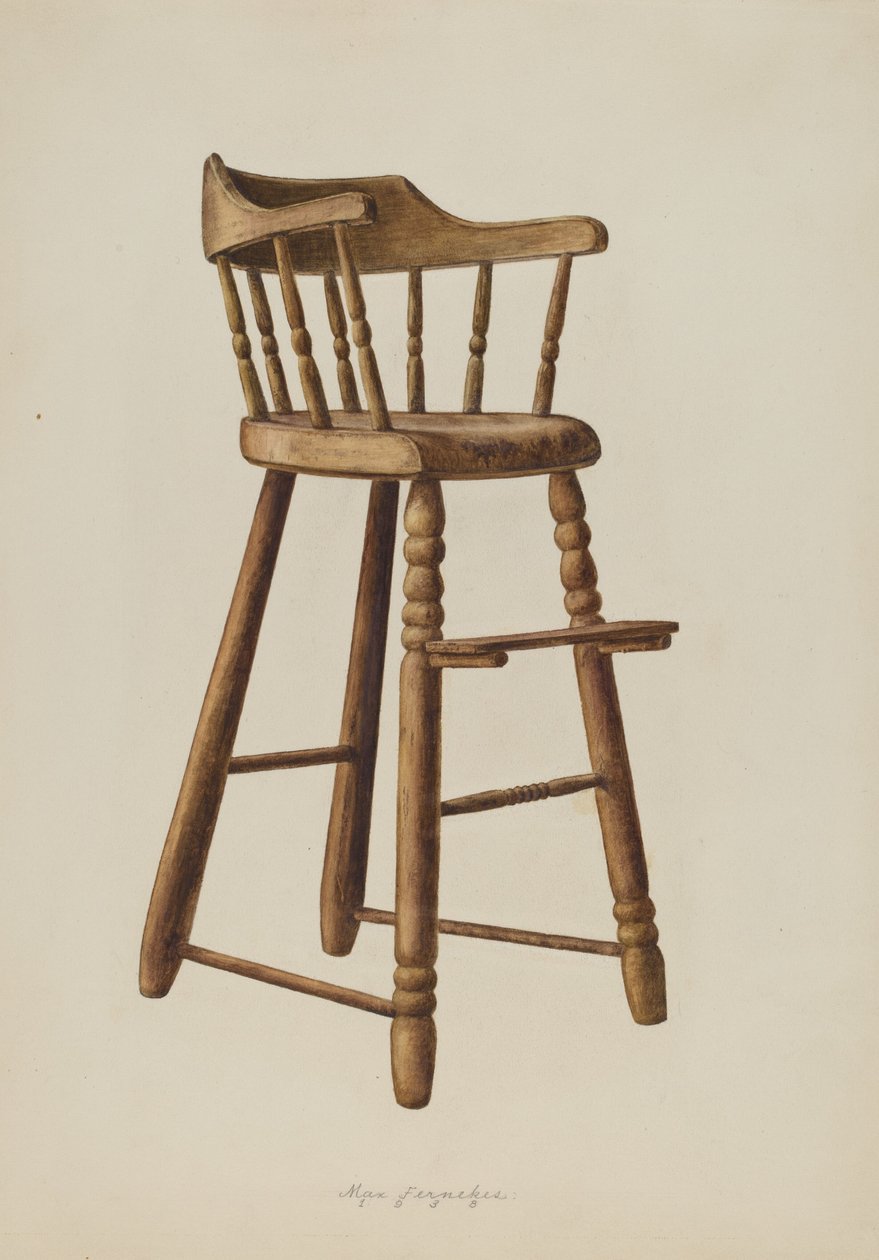 Barnestol, 1938. af Max Fernekes