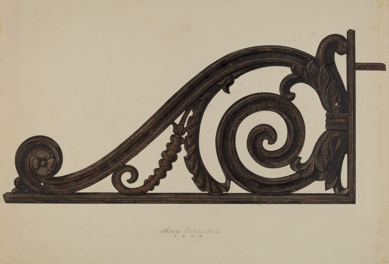 Scroll, 1938. af Max Fernekes
