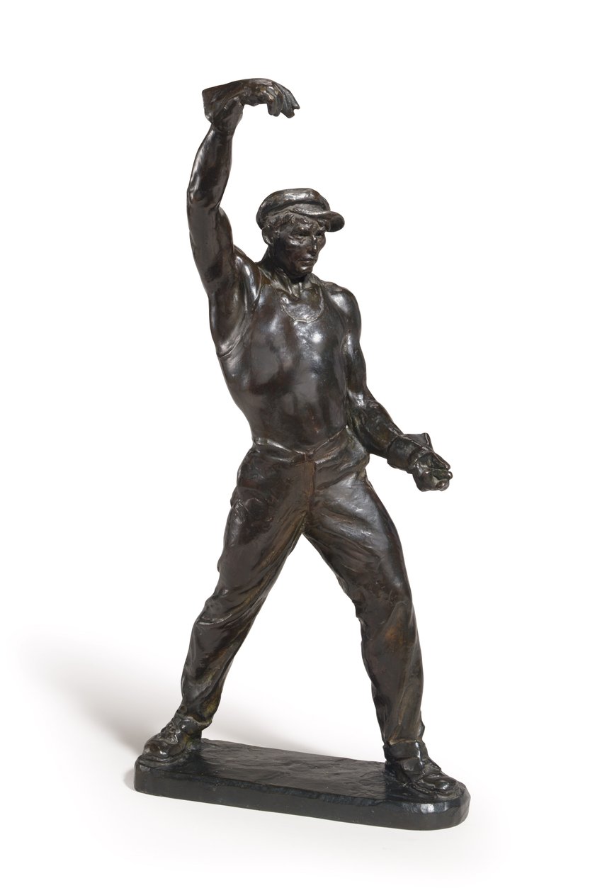 Foundryman (bronze med mørkebrun patina) af Max Kalish