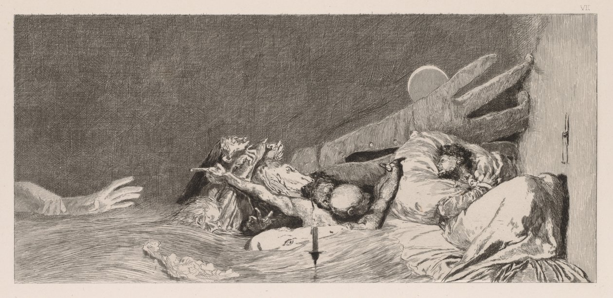 A Glove: Anxieties, 1880. af Max Klinger