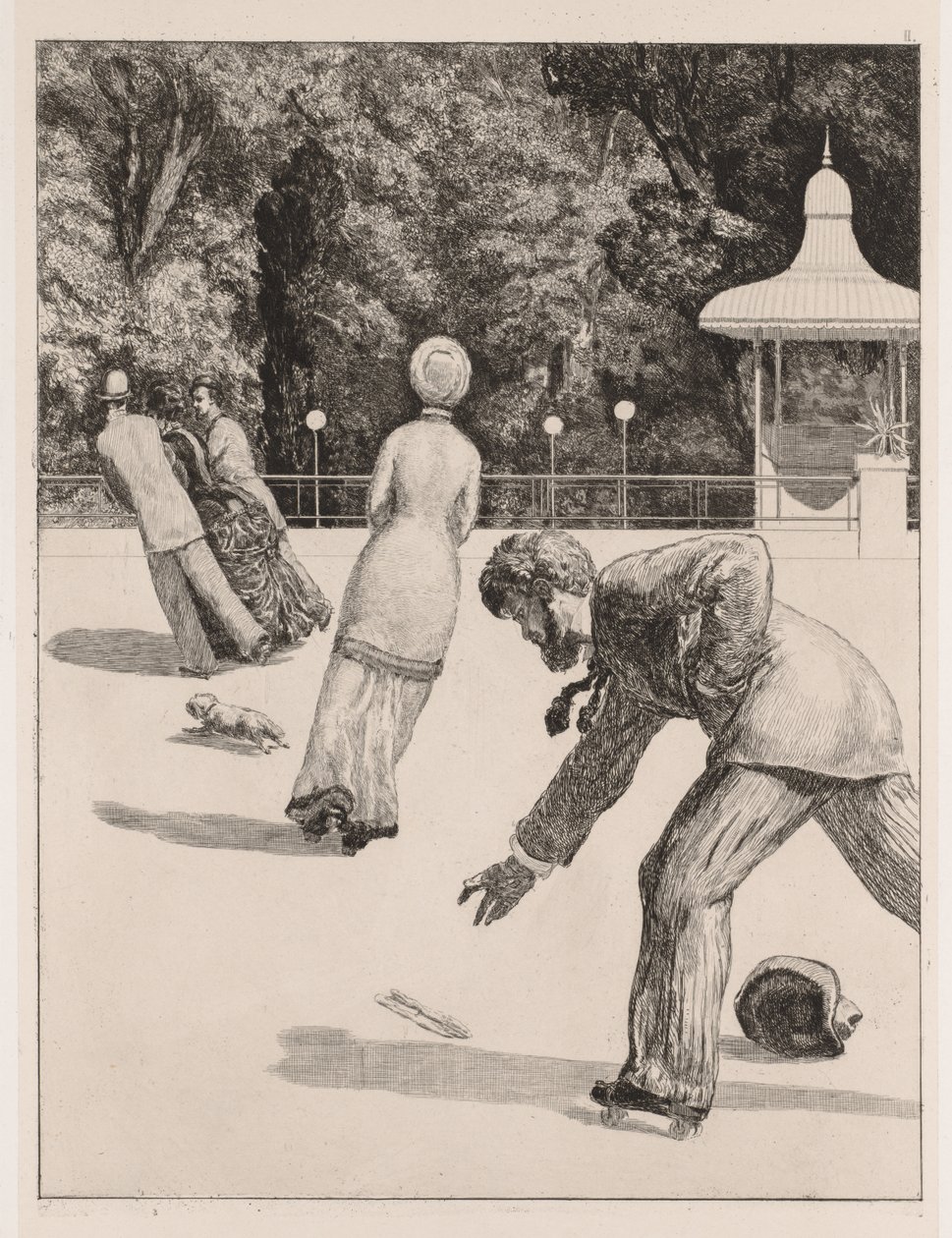 A Glove: The Action, 1880. af Max Klinger