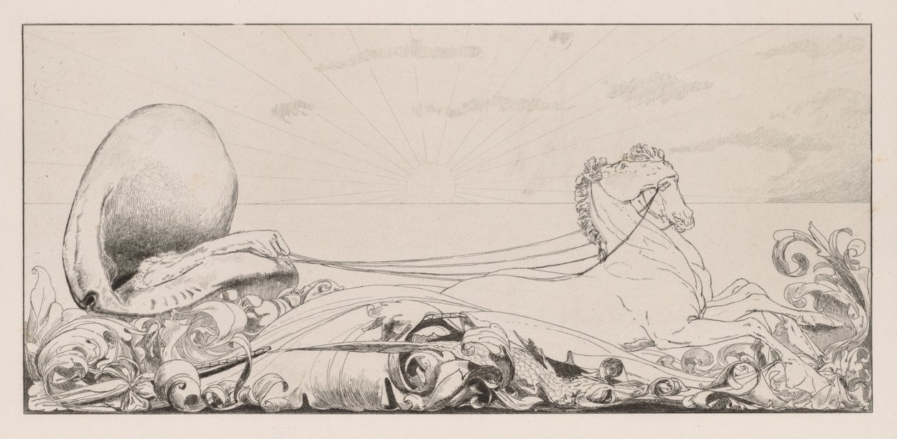 A Glove: Triumph, 1880. af Max Klinger